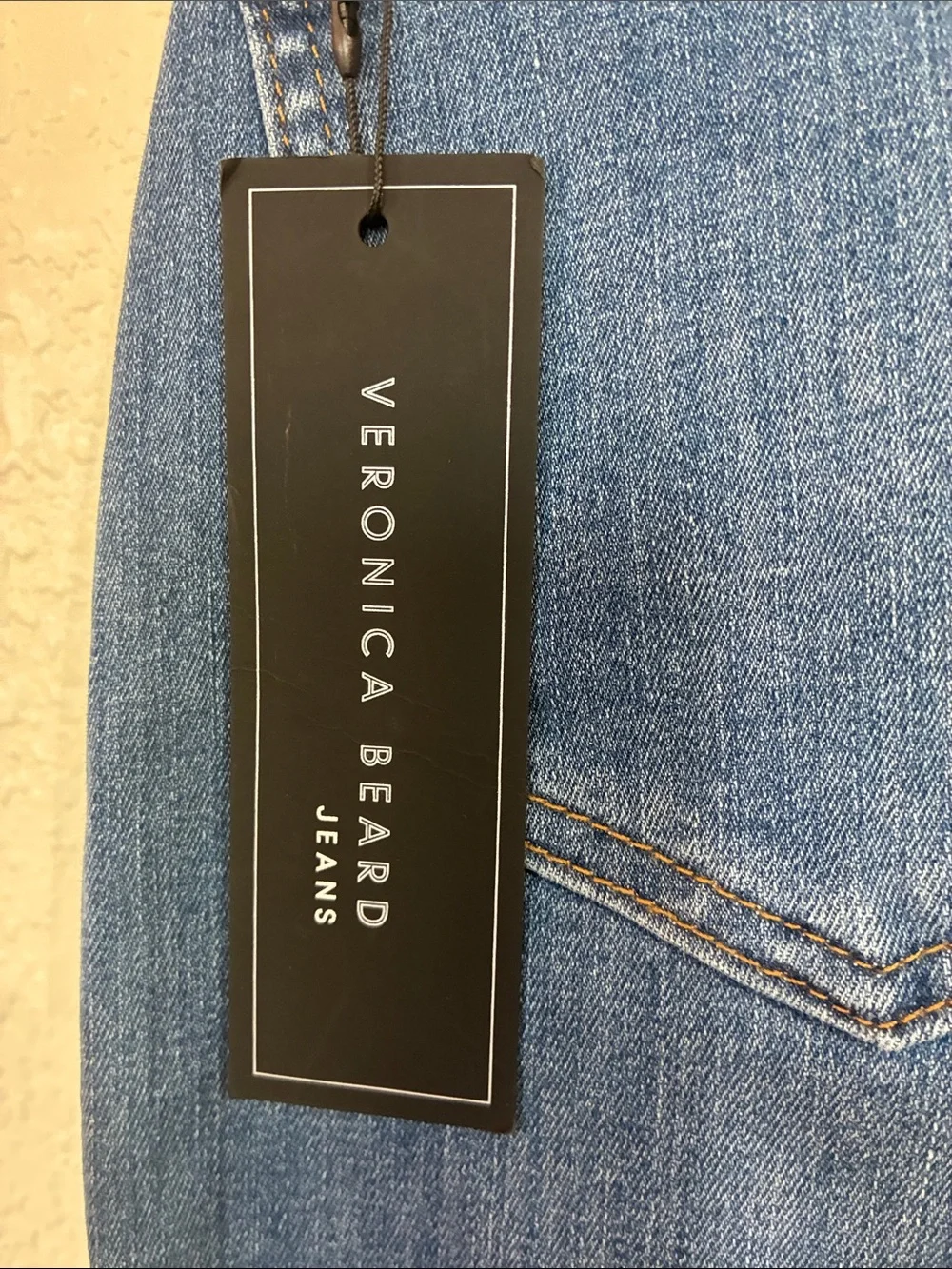 Veronica Beard Sierra High Rise Cropped Flare Jeans Blue Wash 27 J232022820276SR